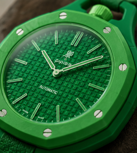 Royal Pop GREEN EIGHT Edition – Premium Green Luxury Watch