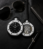 Royal Pop OCHO NEGRO Edition – Premium Black & White Luxury Watch