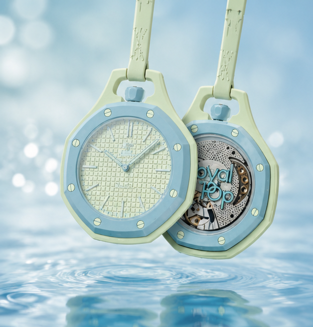Royal Pop BLAUE ACHT Edition – Premium Pastel Blue Luxury Watch