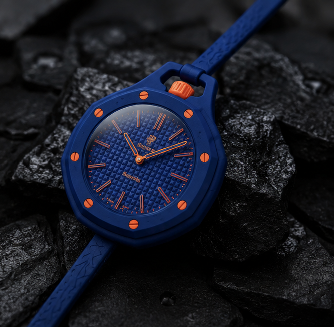 Royal Pop ORENJI HACHI Edition – Premium Navy Blue Luxury Watch