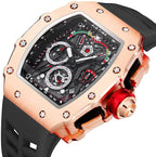 PINTIME FASHION MEN'S TONNEAU WATCH
