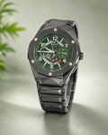 Hublot King Power / Aero Chronograph Green Arabic Numeral