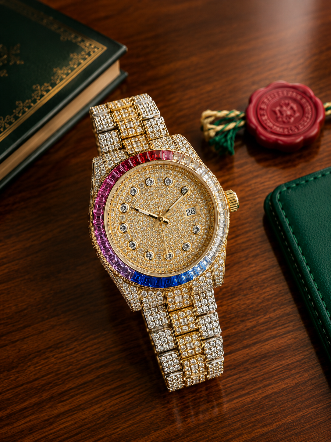 Rolex Oyster Perpetual Rainbow Skeleton