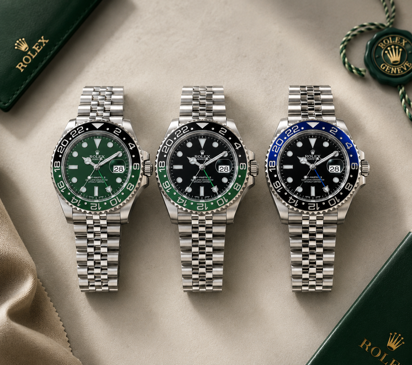 Rolex GMT-Master II Steel Jubilee Colorways