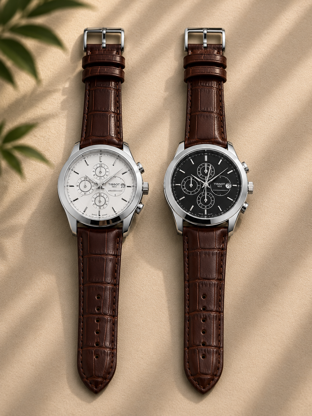 Tissot Couturier Chronograph Leather Series