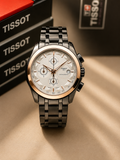 Tissot T-Classic Couturier Chronograph Gunmetal Rose Gold