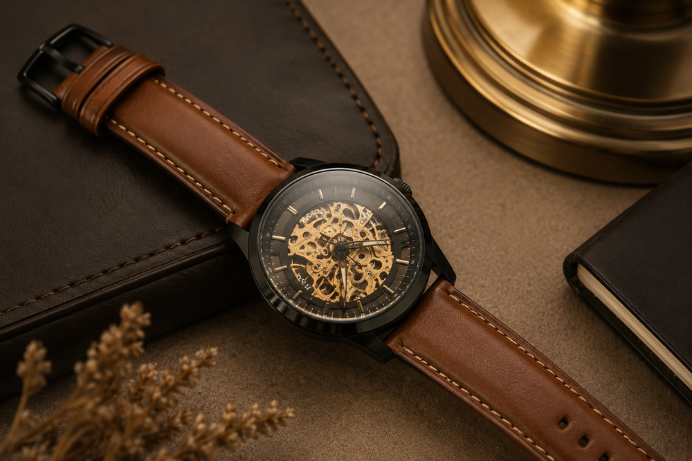 Fossil Leather Automatic