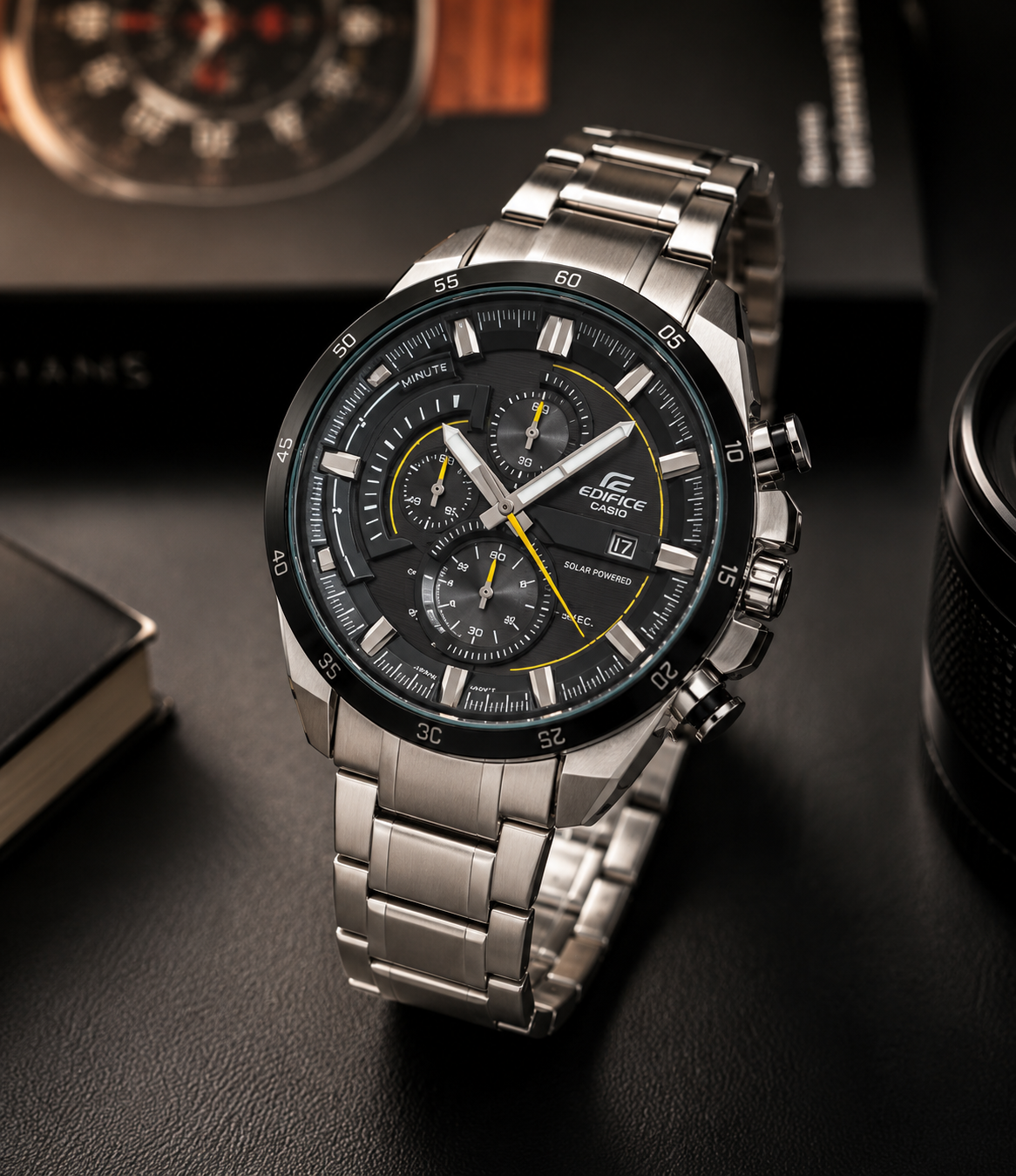 Casio Edifice Solar Chronograph (Model: EQS-600DB-1A9)