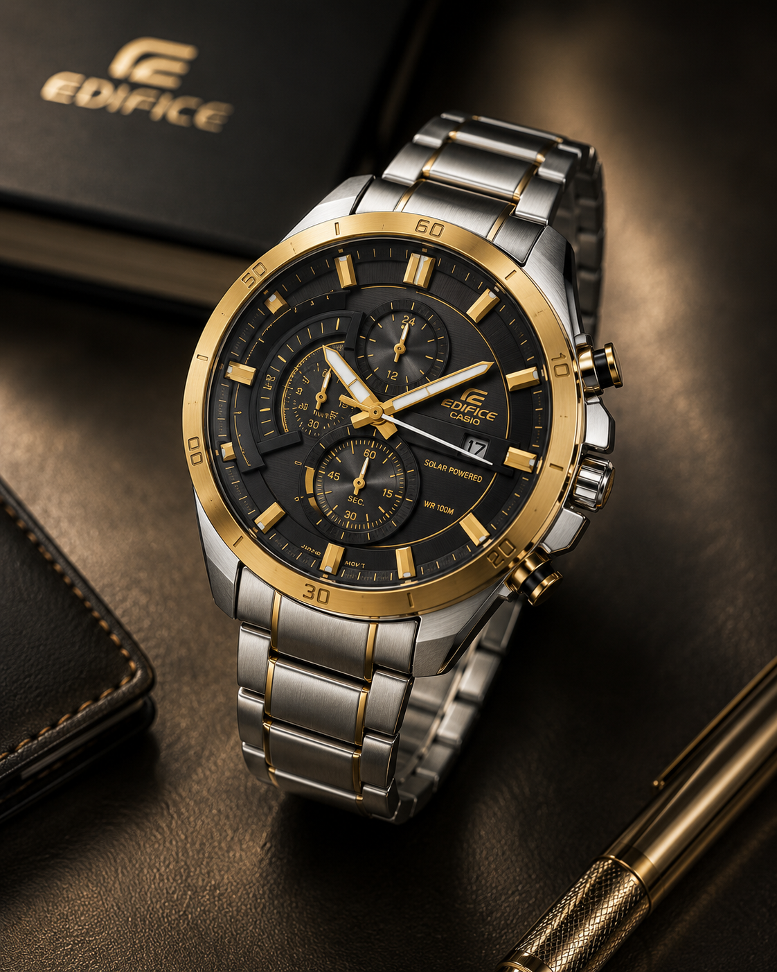 Casio Edifice Solar Chronograph (Model: EQS-600SG-1A)