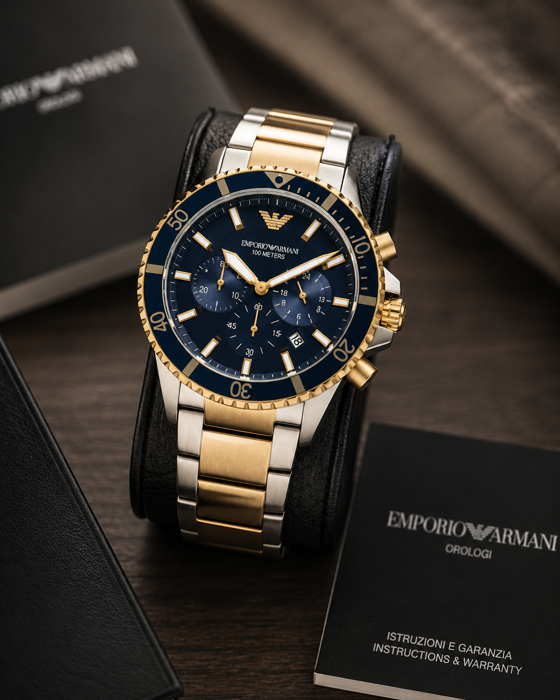 Emporio Armani World Explorer Chronograph (Model: AR11362)