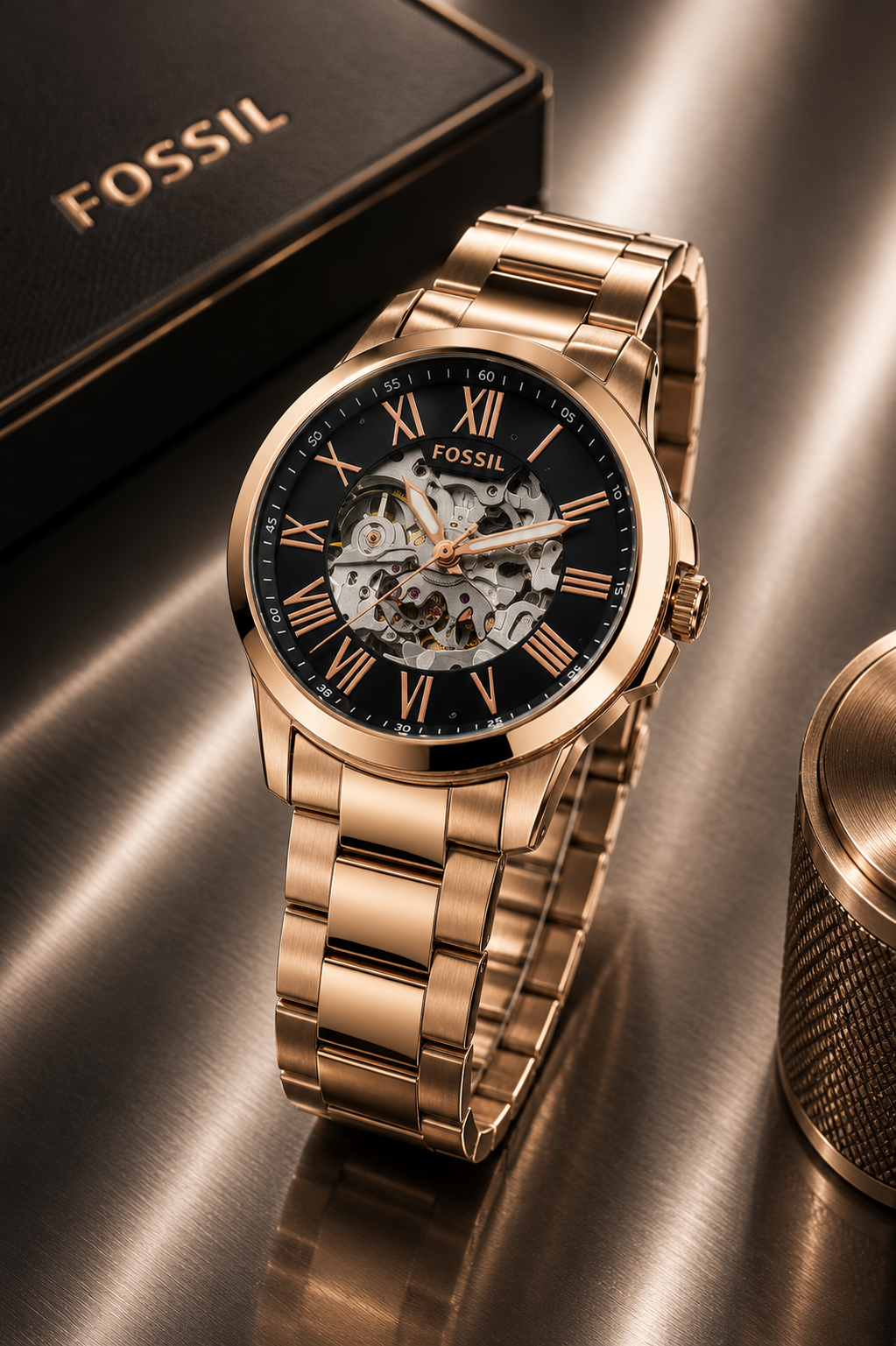 Fossil Flynn Automatic Skeleton Men's Watch