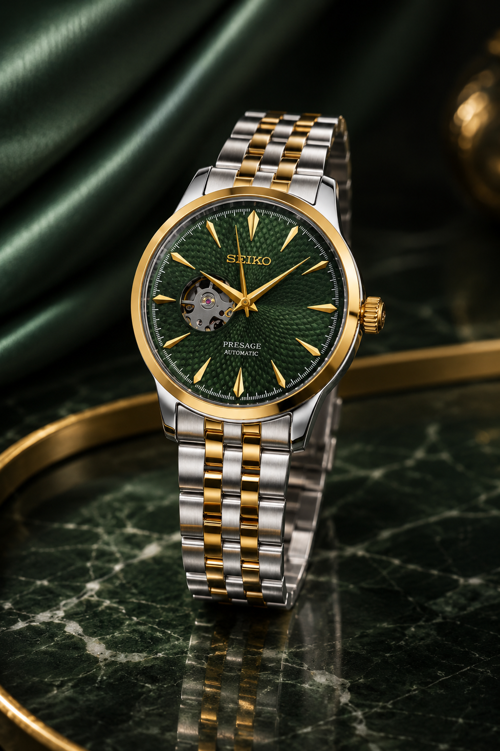 Seiko Presage Open Heart Automatic Men's Watch