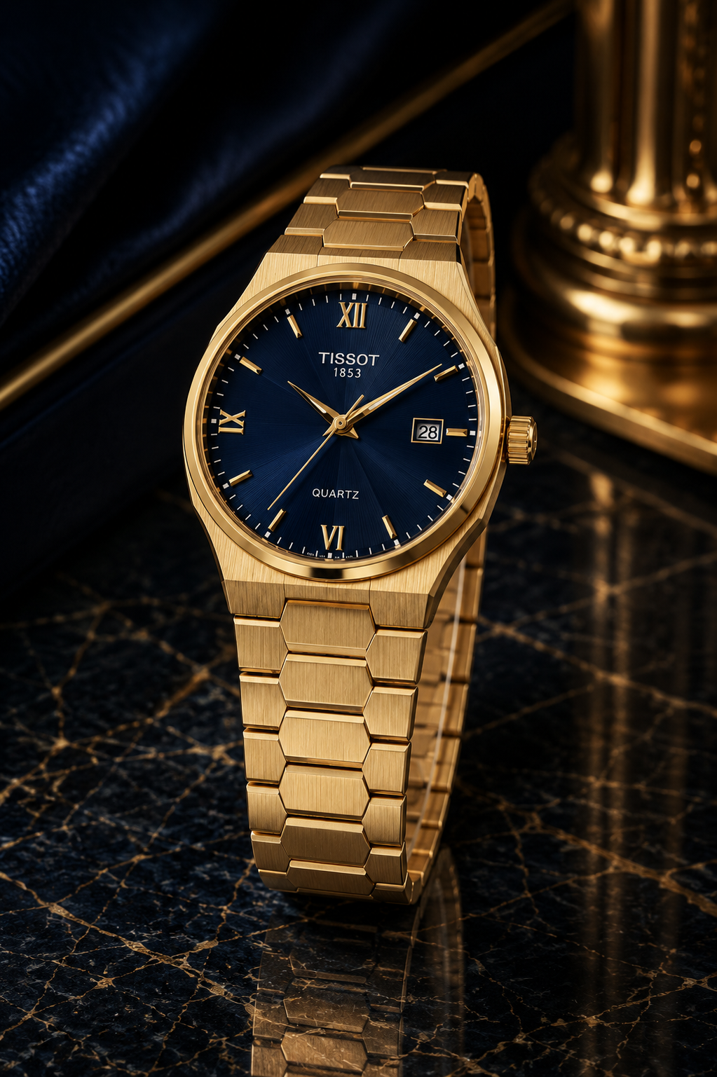 Tissot PRX 1853 Quartz Gold Edition Men's Watch