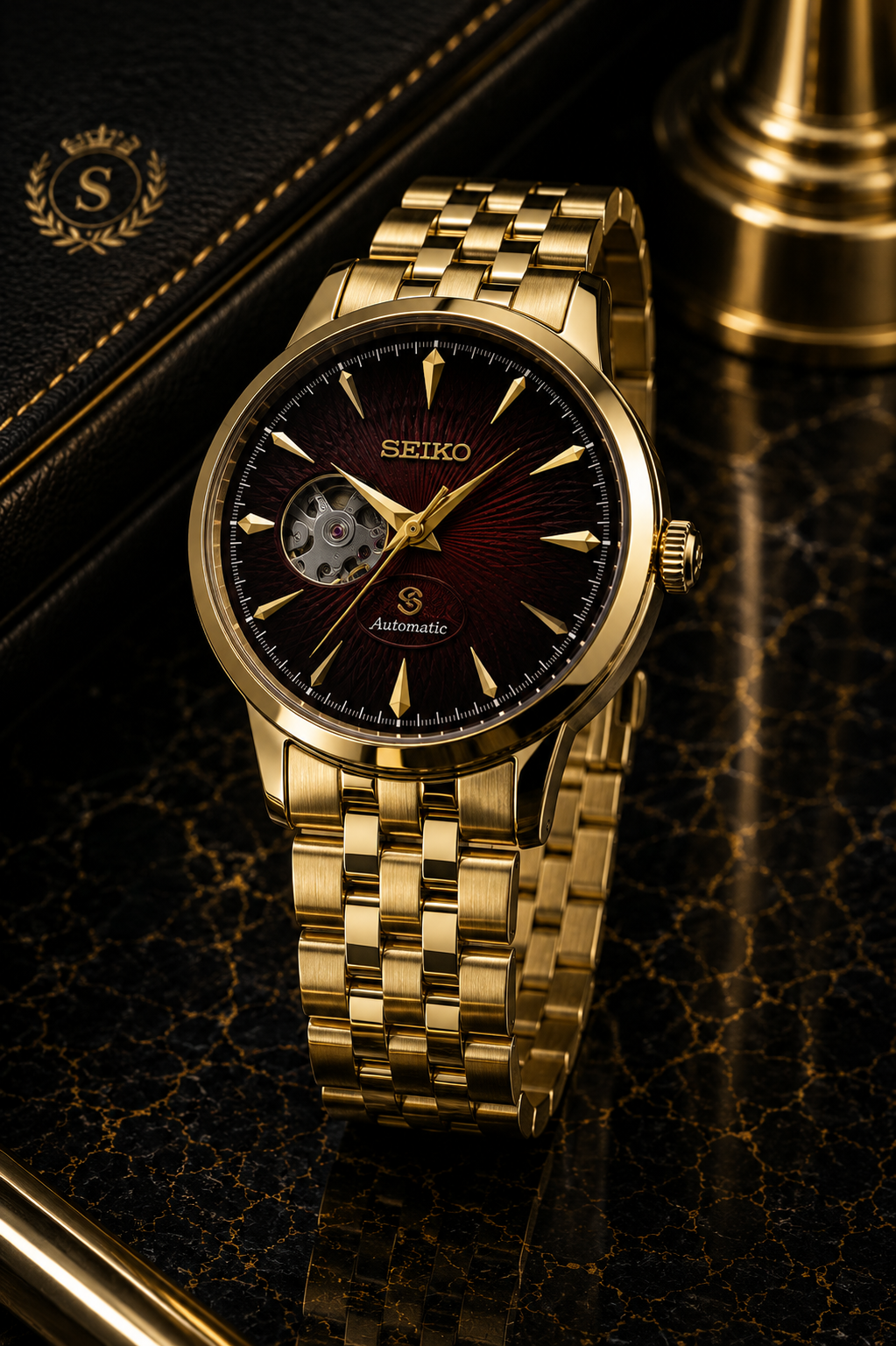 Seiko Presage Open Heart Automatic Men's Watch