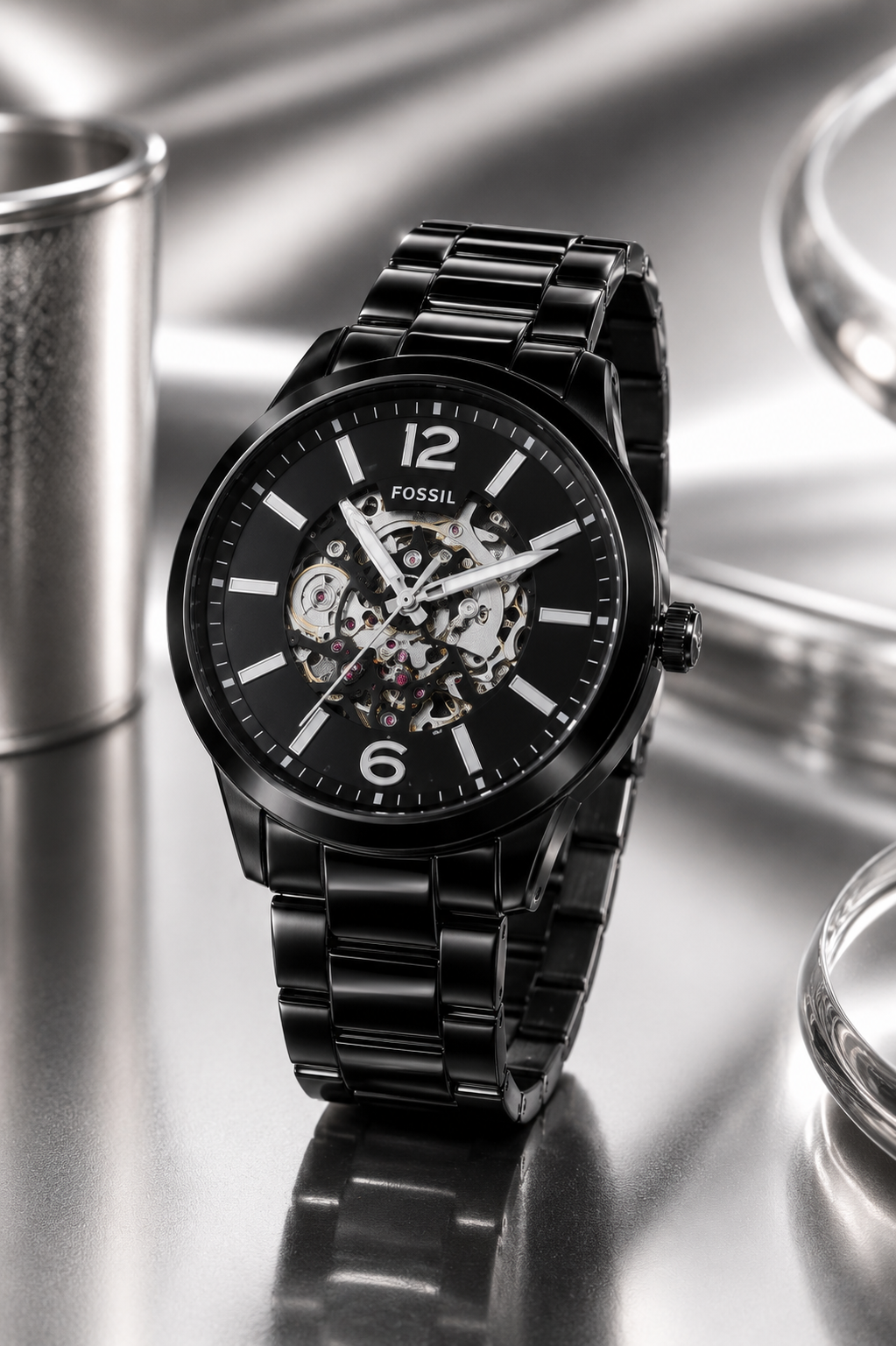 Fossil Grant Skeleton Automatic Men's Watch