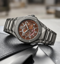 Hublot King Power / Aero Chronograph Brown Arabic Numeral