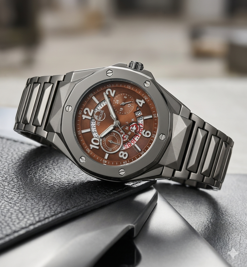 Hublot King Power / Aero Chronograph Brown Arabic Numeral