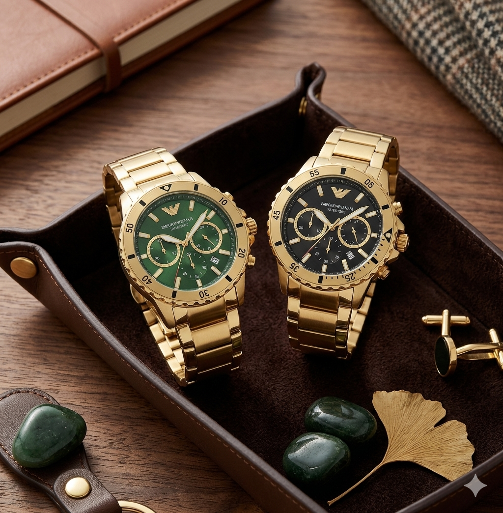 Emporio Armani Diver Chronograph Full Gold Series