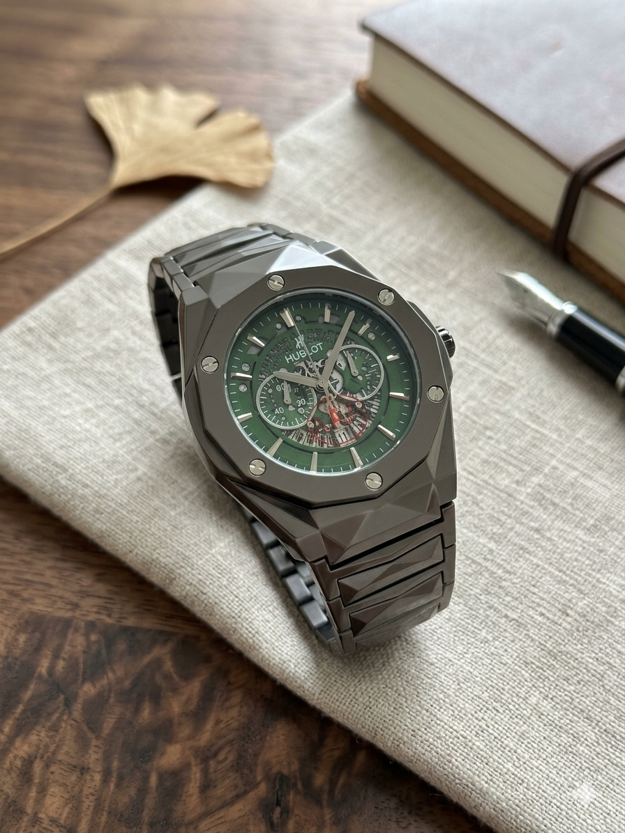 Hublot Classic Fusion Aerofusion Chronograph Orlinski Green