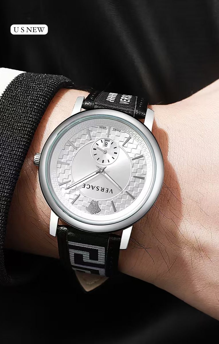 Versace V-Circle Greca Edition Men's Watch